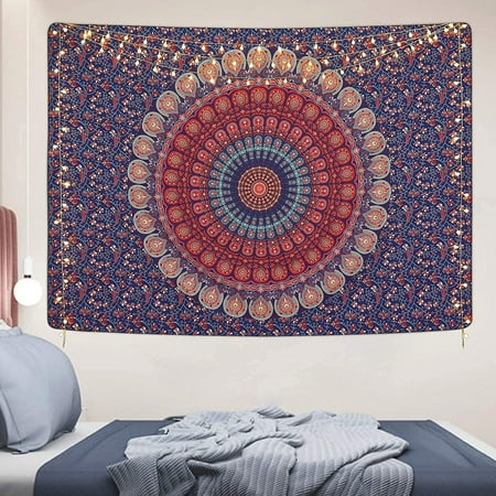 Brown Mandala Tapestry and Golden Blue White Mandala Tapestry Bundle Sales Brown Mandala Tapestry and Golden Blue White Mandala Tapestry Bundle Sales